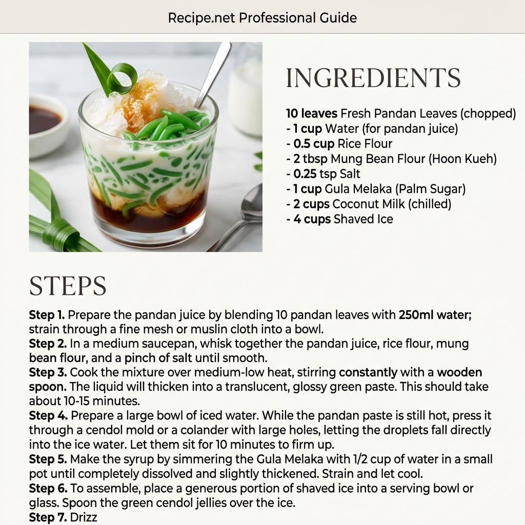 Cendol Infographic